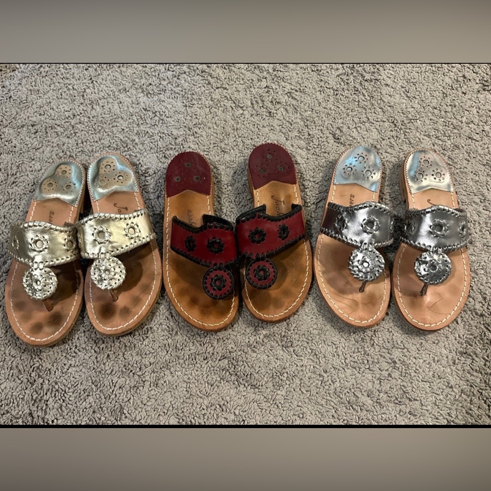 Jack Rogers sandals set